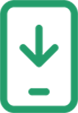mobile down arrow icon
